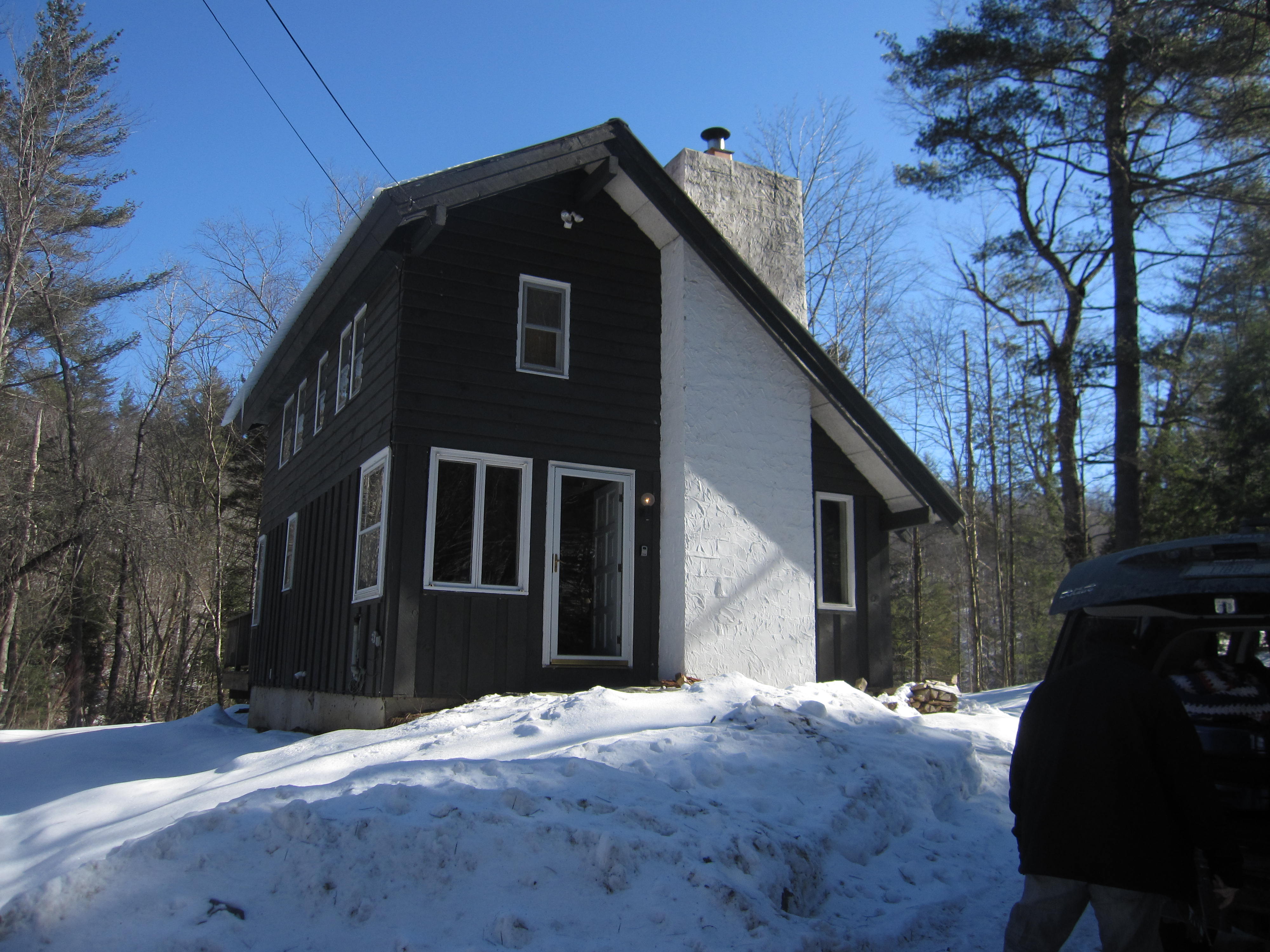 Our cute cabin in Stratton, Vermont 