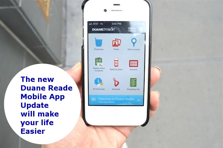 Mobile App Update, iBeacon, New Features, Version 2.0, Duane Reade