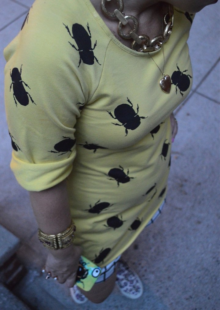nyfw, bugs, bug dress, leather, fall fashion, movies, bugs in movies, matches fashion, bees, bee flats, bug dress, keogh collections, 