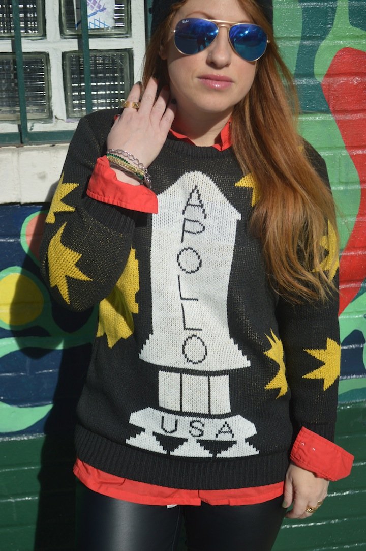 apollo 13 sweatshirt, look for less, affordable fashion, oasap, leather pants, j.crew, winter style, winter fashion, winter nyc, burberry 