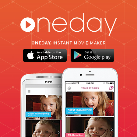 one day app, apps, movie memories, apps for kids, family photos, technology, lifestyle bloggers