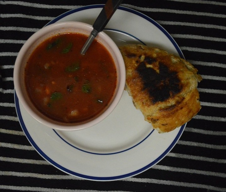 soups, grilled cheese sandwiches, tomato basil soup, snow nyc, blizzard, recipes, recipe ideas, cooking, food, food bloggers 