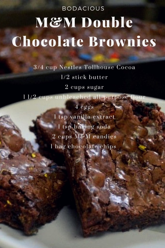m&m brownies, m&m recipes, chocolate recipes, brownie recipes, easy dessert ideas