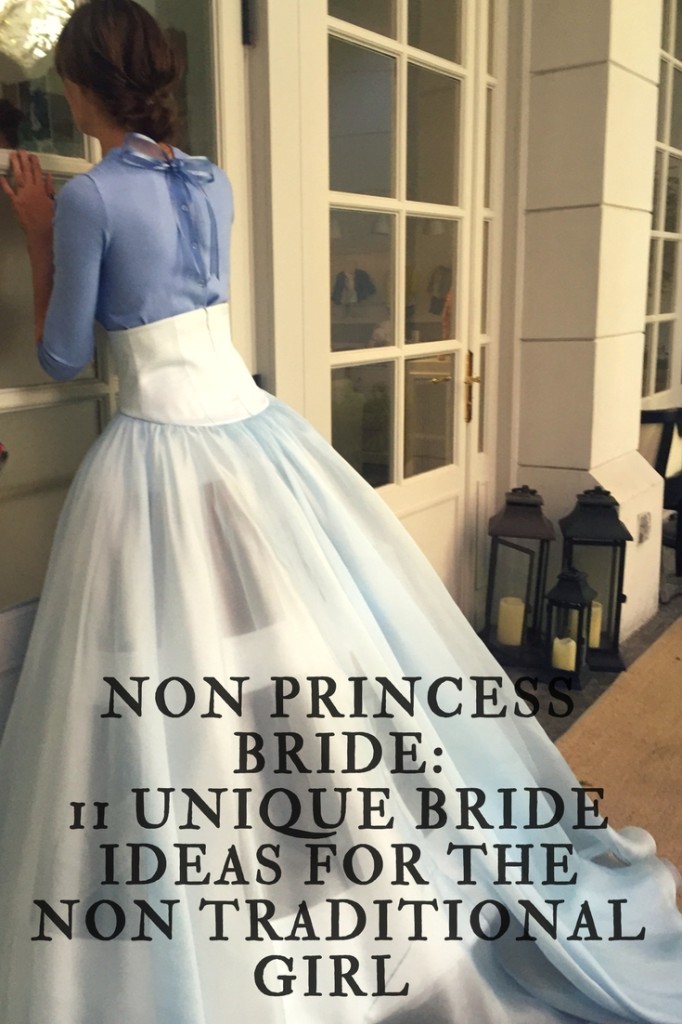 Non Princess Bride: 11 Unique Bride Ideas for the Non Traditional Girl by Style Island