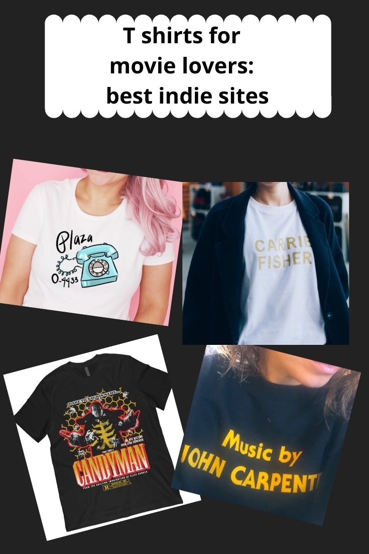 best t shirts for movie lovers, indie t shirt sites, sites for movie t shirts, movie t shirts, 80s movies, classic movies,