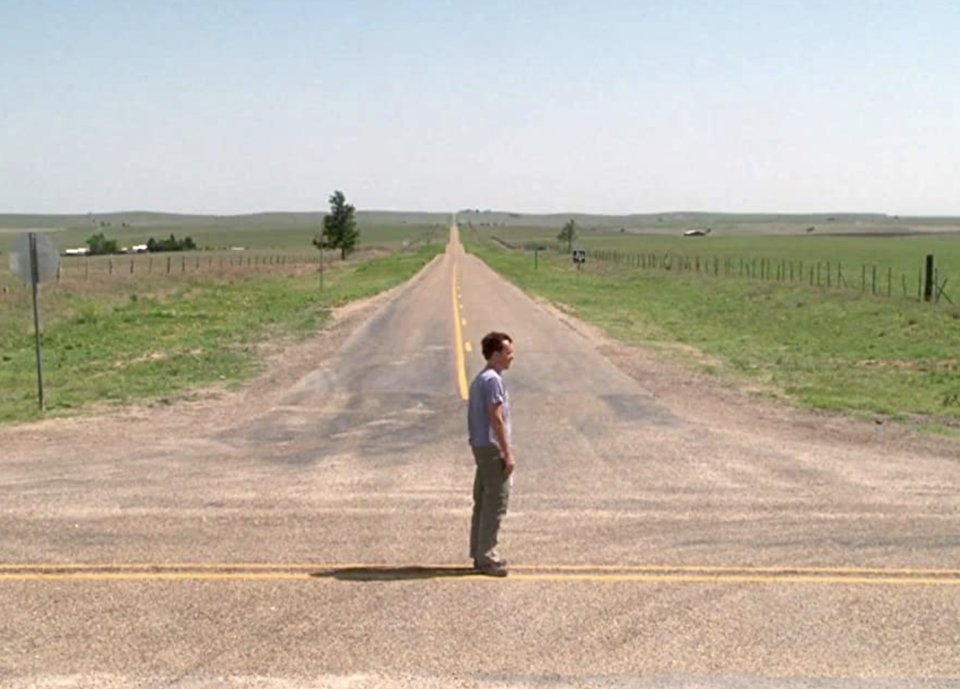 movies that end on a road, road movies, film forum road movies, Cast away, tom hanks movies, final movie shots